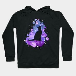 Cat in a Galaxy Hoodie